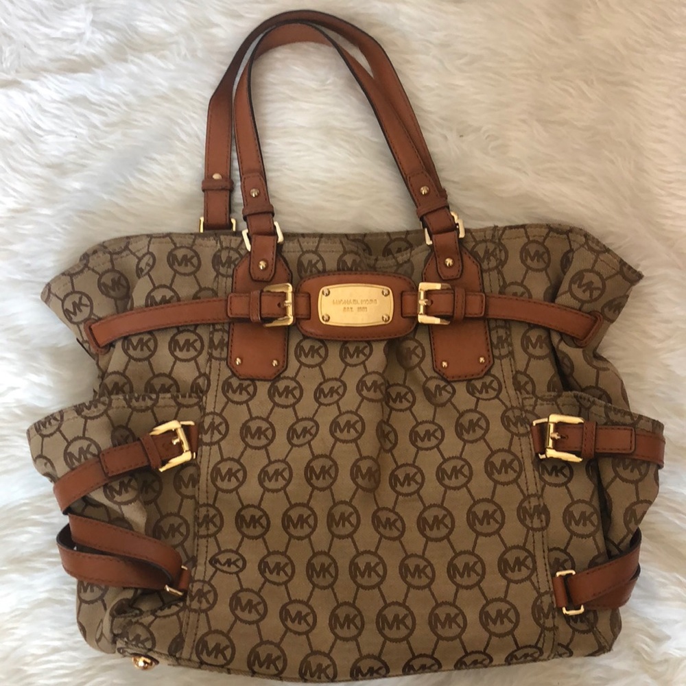 Michael Kors monogrammed tote